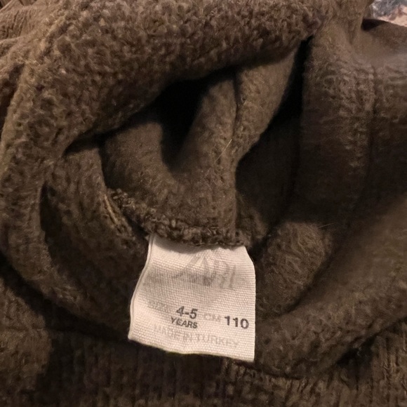 Olive green hooded sweatshirt - Picture 3 of 3